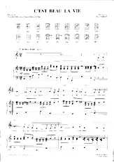 descargar la partitura para acordeón C'est beau la vie (Slow Rock) en formato PDF