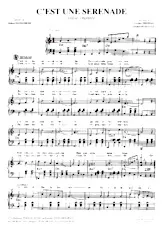 scarica la spartito per fisarmonica C'est une sérénade (Valse Chantée) in formato PDF