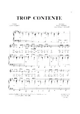 download the accordion score Trop contente in PDF format