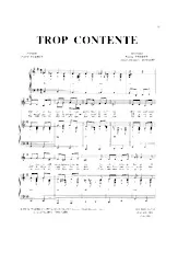 descargar la partitura para acordeón Trop contente en formato PDF