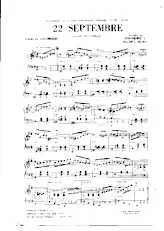 download the accordion score 22 Septembre (Valse) in PDF format
