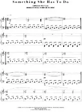 scarica la spartito per fisarmonica Something She Has To Do (Arrangement : Michael Riesman et Nico Mühly) in formato PDF