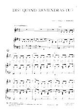 descargar la partitura para acordeón Dis Quand reviendras tu (Valse) en formato PDF