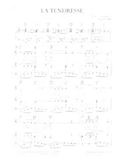 download the accordion score La tendresse (Pop) in PDF format