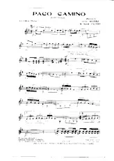 scarica la spartito per fisarmonica Paco Camino (Orchestration) (Paso Doble) in formato PDF