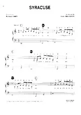 descargar la partitura para acordeón Syracuse (Ballade) en formato PDF