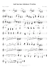 télécharger la partition d'accordéon Auf meiner kleinen Violine (Version Accords main droite) au format PDF
