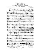download the accordion score Gaston (Du Film de la télévision française : La flûte enchantée) (Orchestration Complète) (Charleston) in PDF format