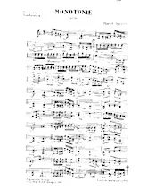 descargar la partitura para acordeón Monotonie (Tango) en formato PDF
