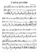 télécharger la partition d'accordéon Ce n'est qu'un au revoir (Auld Lang Syne) (Arrangement : Didier Dessauge) (Final) (Slow)  au format PDF