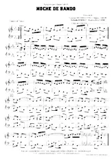 descargar la partitura para acordeón Noche de Bando (Tango) en formato PDF