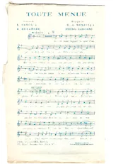 descargar la partitura para acordeón Toute menue (Chant : Colette Betty) en formato PDF