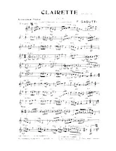 download the accordion score Clairette (Java) in PDF format