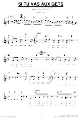 télécharger la partition d'accordéon Si tu vas aux Gets (Samba Disco) au format PDF