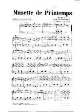 scarica la spartito per fisarmonica Musette de printemps (Valse Variations) in formato PDF