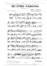 descargar la partitura para acordeón Quatre saisons (Valse Musette) en formato PDF