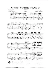 scarica la spartito per fisarmonica C'est votre tango in formato PDF