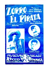 télécharger la partition d'accordéon Zorro + El pirata (Paso Doble) au format PDF