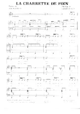télécharger la partition d'accordéon La charrette de foin (Chant : Marcel Amont) au format PDF