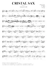 download the accordion score Cristal Sax (Orchestration) (Bachata) in PDF format