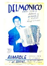download the accordion score Delmonico (Arrangement : Jo Tournet) (Orchestration) (Paso Doble) in PDF format