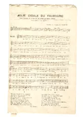 télécharger la partition d'accordéon Jolie cigale du faubourg (Chant : Emma Liebel) (Valse Chantée) au format PDF