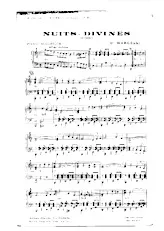 télécharger la partition d'accordéon Nuits divines + Triolettina (Boléro + Samba) au format PDF