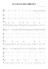 télécharger la partition d'accordéon Le chant des sirènes (Chant : Fréro Delavega) (Pop) au format PDF