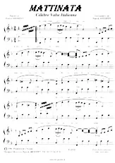 scarica la spartito per fisarmonica Mattinata (Célèbre Valse Italienne) in formato PDF