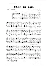 scarica la spartito per fisarmonica Désir et joie (Arrangement : Francis Galifer) (Valse Variations) in formato PDF