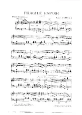 télécharger la partition d'accordéon Fragile espoir (Orchestration) (Valse) au format PDF