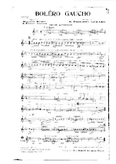 télécharger la partition d'accordéon Boléro Gaucho (Orchestration) (Boléro) au format PDF