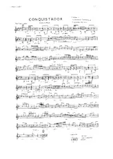 descargar la partitura para acordeón Conquistador (Paso Doble) en formato PDF