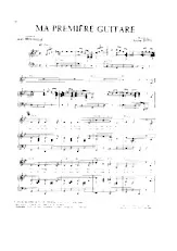 scarica la spartito per fisarmonica Ma première guitare (Fox) in formato PDF