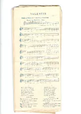 descargar la partitura para acordeón Valentin (Chant : Jacques Tilbert) (Mazurka Java) en formato PDF