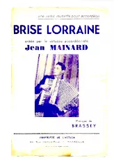 télécharger la partition d'accordéon Brise Lorraine (Créée par : Jean Mainard) (Valse Musette) au format PDF