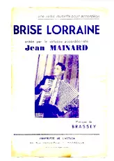 descargar la partitura para acordeón Brise Lorraine (Créée par : Jean Mainard) (Valse Musette) en formato PDF