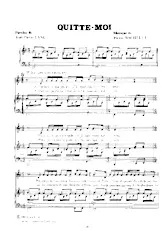 scarica la spartito per fisarmonica Quitte Moi (Pop) in formato PDF
