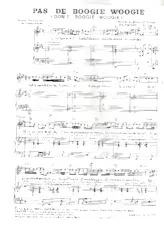 télécharger la partition d'accordéon Pas de Boogie Woogie (Don't Boogie Woogie) (Chant : Eddy Mitchell / Jerry Lee Lewis) au format PDF