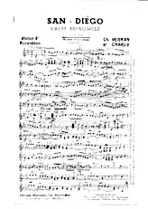 download the accordion score San Diégo (Orchestration) (Valse Espagnole) in PDF format