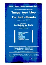 descargar la partitura para acordeón Tango tout bleu (Bandonéons A + B) (Orchestration) (Tango) en formato PDF