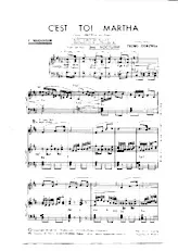 télécharger la partition d'accordéon C'est toi Martha (D'après Martha de Flotow) (Orchestration) (Tango) au format PDF