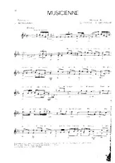 download the accordion score Musicienne (Pop) in PDF format