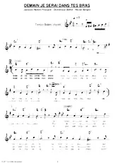 download the accordion score Demain je serai dans tes bras (Boléro Chanté) in PDF format