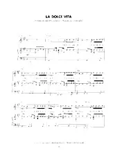 télécharger la partition d'accordéon La dolce vita (Pop) au format PDF