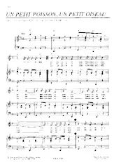 download the accordion score Un petit poisson Un petit oiseau (Chant : Juliette Gréco) (Pop) in PDF format