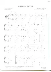 télécharger la partition d'accordéon Greensleeves (Traditionnel Ecossais d'après un thème du VIIème Siècle) (Valse Lente) au format PDF