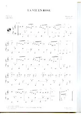 télécharger la partition d'accordéon La vie en rose (Slow) au format PDF