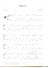 télécharger la partition d'accordéon Riquita (Chant : Georgette Plana) (Fox Trot) au format PDF