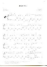 download the accordion score Riquita (Chant : Georgette Plana) (Fox Trot) in PDF format